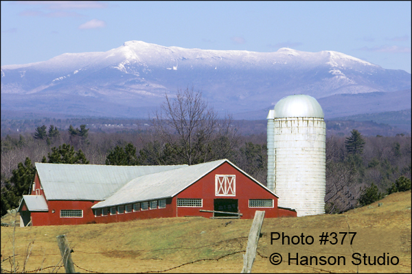 Mt. Mansfield, VT - with Farm